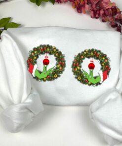 Funny Grinchs Hand Is On The Breast Christmas Sweatshirt Hoodie 2 Funny Grinchs Hand Is On The Breast Christmas Sweatshirt Hoodie 3