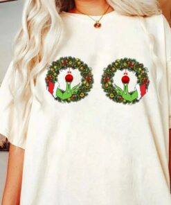 Funny Grinchs Hand Is On The Breast Christmas Sweatshirt Hoodie 4 Funny Grinchs Hand Is On The Breast Christmas Sweatshirt Hoodie 5