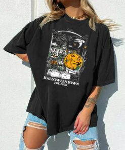 Funny Halloweentown Est 1998 University Halloween Pumpkin Crewneck Sweatshirt 3
