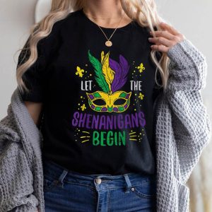 Funny Mardi Gras Carnival Let The Shenanigans Begin Jester T Shirt