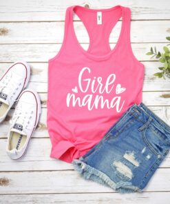 Girl Mama Mom Of Girls Mothers Day T Shirt 2