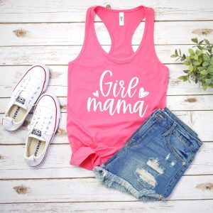 Girl Mama Mom Of Girls Mother’s Day T Shirt