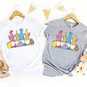 Gnome Bunny Happy Easter Shirt 1