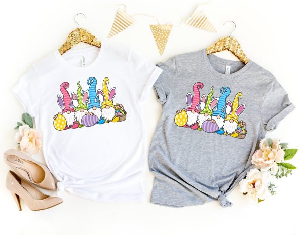 Gnome Bunny Happy Easter Shirt