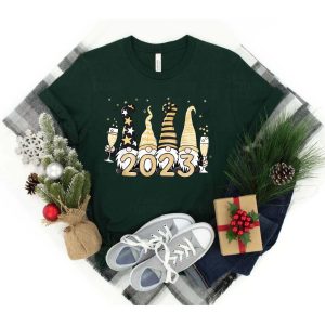 Gnomes Happy New Year 2023 Welcome NYE Party Shirt 3