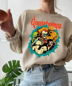 Goosebump Witches Retro 90s Halloween Witchy Shirt 4