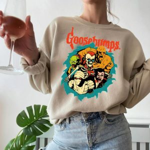 Goosebump Witches Retro 90s Halloween Witchy Shirt 4