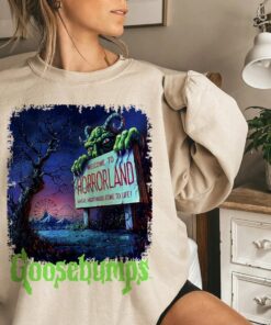 Goosebumps Horrorland Halloween Scary Halloween Sweatshirt 1 Goosebumps Horrorland Halloween Scary Halloween Sweatshirt 2