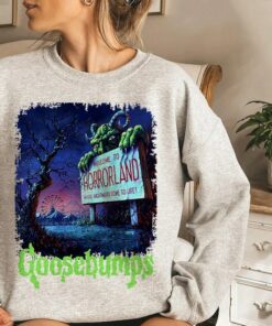 Goosebumps Horrorland Halloween Scary Halloween Sweatshirt 3 Goosebumps Horrorland Halloween Scary Halloween Sweatshirt 4