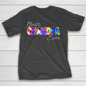 GrandFather gift shirt Mens Best Grandpa Ever, Matching Grand dad Baby Love Geometric T Shirt T-Shirt