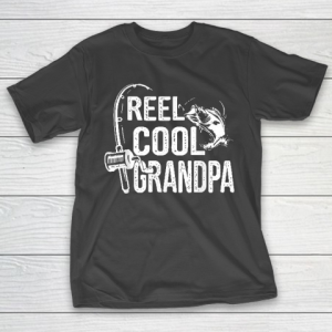 Grandpa Funny Gift Apparel  Reel Cool Grandpa Fishing Lover Gift For T-Shirt