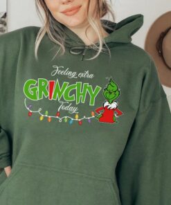 Grinch Christmas Felling Extra Grinchy To Day Crewneck Sweatshirt Hoodie 3 Grinch Christmas Felling Extra Grinchy To Day Crewneck Sweatshirt Hoodie 4