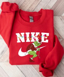 Grinch Christmas Lights Sweatshirt Sweater Hoodie T Shirt 1