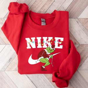 Grinch Christmas Lights Sweatshirt Sweater Hoodie T Shirt 1