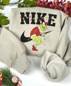 Grinch Christmas Lights Sweatshirt Sweater Hoodie T Shirt 2