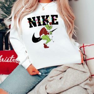 Grinch Christmas Lights Sweatshirt Sweater Hoodie T Shirt 3