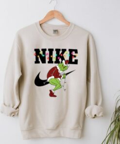 Grinch Christmas Lights Sweatshirt Sweater Hoodie T Shirt 5
