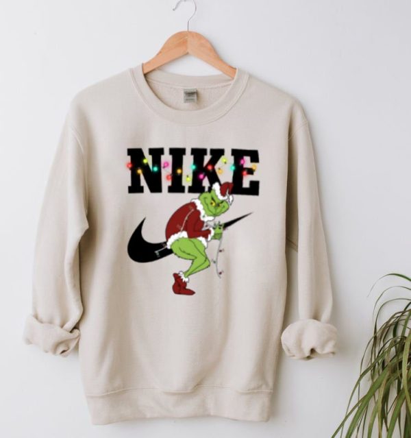 Grinch Christmas Lights Sweatshirt Sweater Hoodie T Shirt