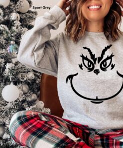 Grinch Face Sweatshirt Hoodie Shirt 3