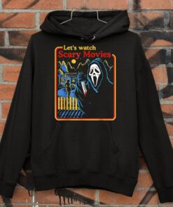 Halloween Costumes Lets Watch Scary Movies Scream Horror Shirt 2