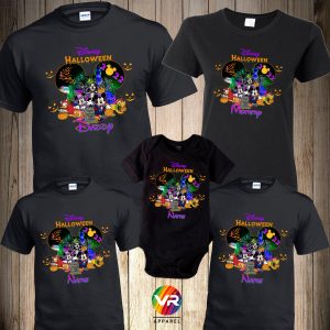 Halloween Disney Matching Family Personalized Shirt