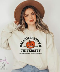 Halloween School Halloweentown Funny Fall Sweatshirt 1 Halloween School Halloweentown Funny Fall Sweatshirt 2