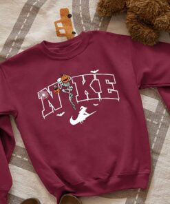 Halloween Swoosh Skeleton Pumpkin Fall Sweatshirt 3