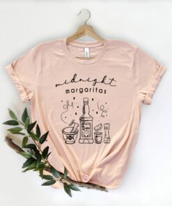 Halloween Witches Midnight Margaritas Witchy Triple Moon Goddess Shirt 1