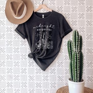 Halloween Witches Midnight Margaritas Witchy Triple Moon Goddess Shirt 2