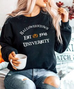 Halloweentown University Cute Fall Unisex Crewneck Sweatshirt 1
