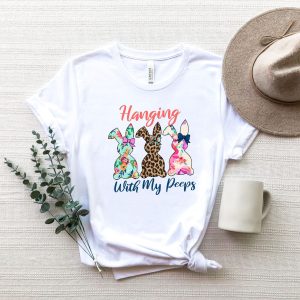 Hanging With My Peeps Funny Easter Day Shirt