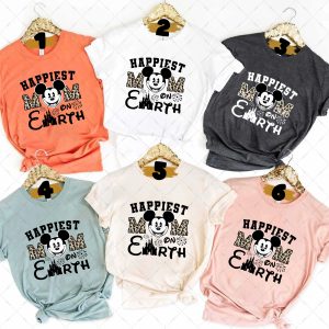 Happiest Mom On Earth Disney Mothers Day Shirt 2