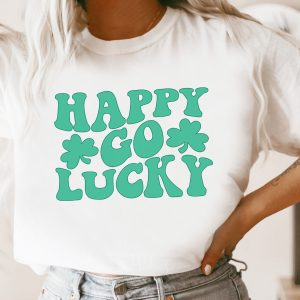 Happy Go Lucky Shamrock And Shenanigans T Shirt