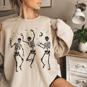 Happy Halloween Party Dancing Skeleton Shirt