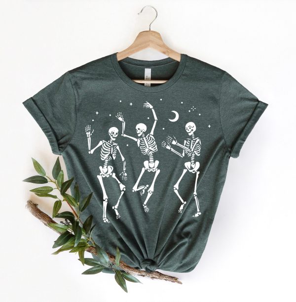 Happy Halloween Party Dancing Skeleton Shirt