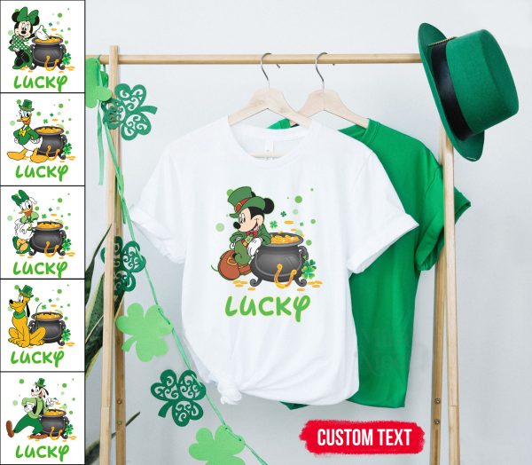 Happy St. Patrick’s Day Mickey Minnie Goofy Donald Shirt