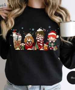 Harry Potter Christmas Coffee Shirt Sweatshirt 1