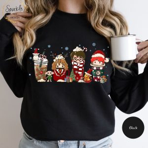 Harry Potter Christmas Coffee Shirt Sweatshirt