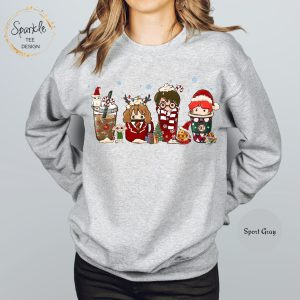 Harry Potter Christmas Coffee Shirt Sweatshirt