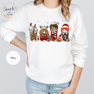 Harry Potter Christmas Coffee Shirt Sweatshirt 4