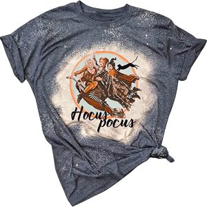 Hocus Pocus Bleached Shirt Vintage Halloween Tee