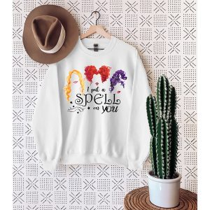 Hocus Pocus I Put A Spell On You Falls Witches Halloween Sweatshirt 3