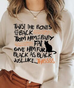 Hocus Pocus Sanderson Witch Binx Spell Sanderson Sisters Sweatshirt 1