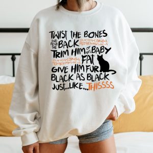 Hocus Pocus Sanderson Witch Binx Spell  Sanderson Sisters Sweatshirt