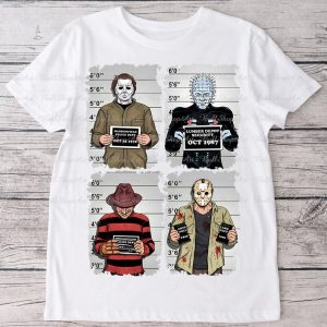 Horror Characters Halloween Scary Movies Shirt