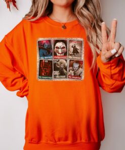 Horror Movie Tarot Cards Killers Shirt 1