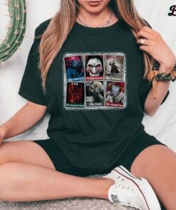 Horror Movie Tarot Cards Killers Shirt 2