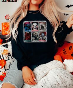 Horror Movie Tarot Cards Killers Shirt 3