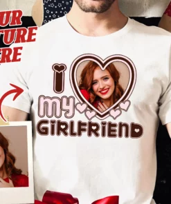I Love My Girlfriend Valentines Couples Shirt 1
