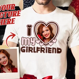 I Love My Girlfriend Valentines Couples Shirt